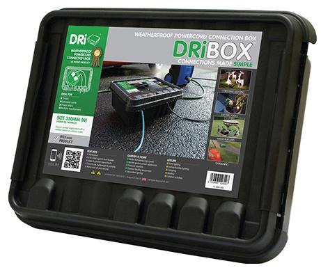 DRiBOX Kabelverstauung 330 – 330 mm × 0,23 m, Kunststoff, IP55, für Steckdosenleisten und mehr