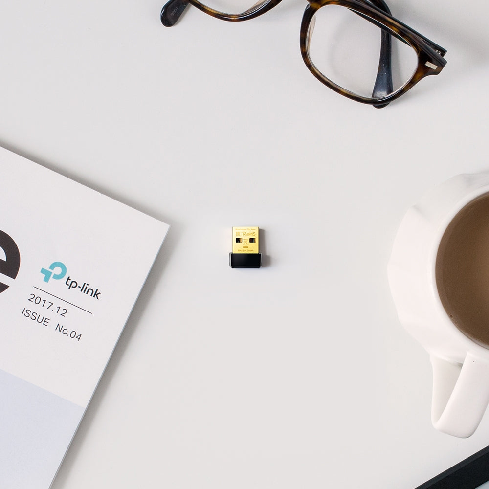 TP-Link Archer T2U Nano USB-WLAN-Adapter – Wi-Fi 5 (802.11ac), bis zu 433/200 Mbit/s, USB 2.0, Schwarz