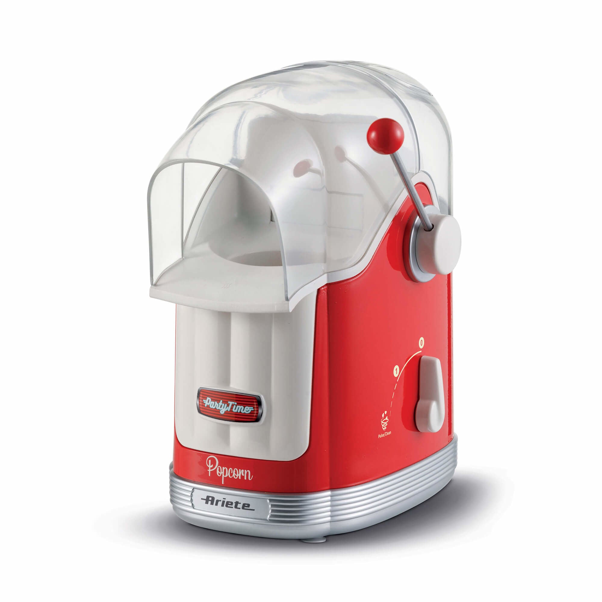 Ariete Popcorn-Maschine ARI-2958-RD – 600 g, Heissluft, 1100 W – Rot/Weiss