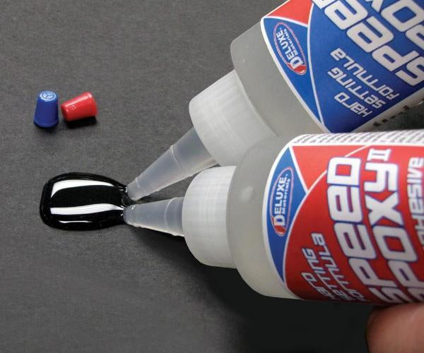 Deluxe Materials 2K-Epoxidharzkleber Speed Epoxy II 4 min Spritze – transparent – 28 g – für Holz