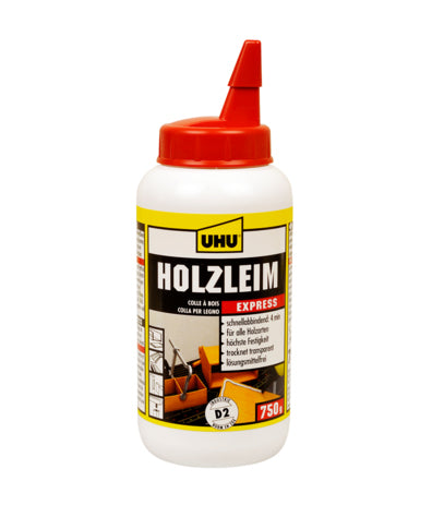 UHU Express Holzleim – 250 g, für alle Holzarten und Holzwerkstoffe