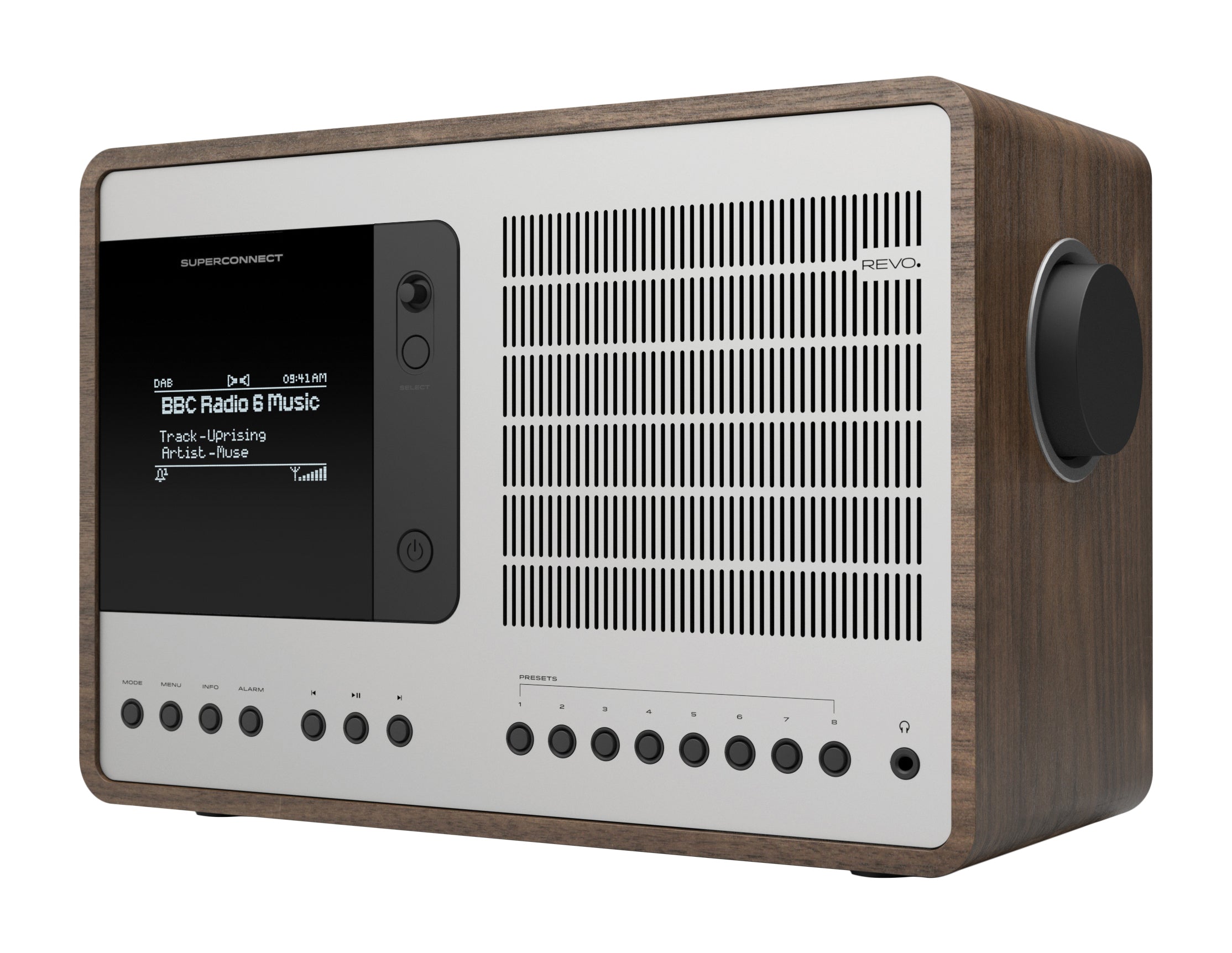 Revo Tragbares Internetradio – SuperConnect, DAB+, Bluetooth