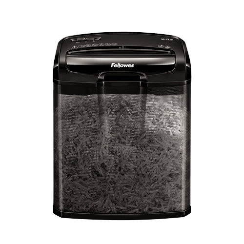 Fellowes Powershred M-7M – Aktenvernichter, DIN P-4, Partikelschnitt 4 × 35 mm, 7 Blatt, 13 l