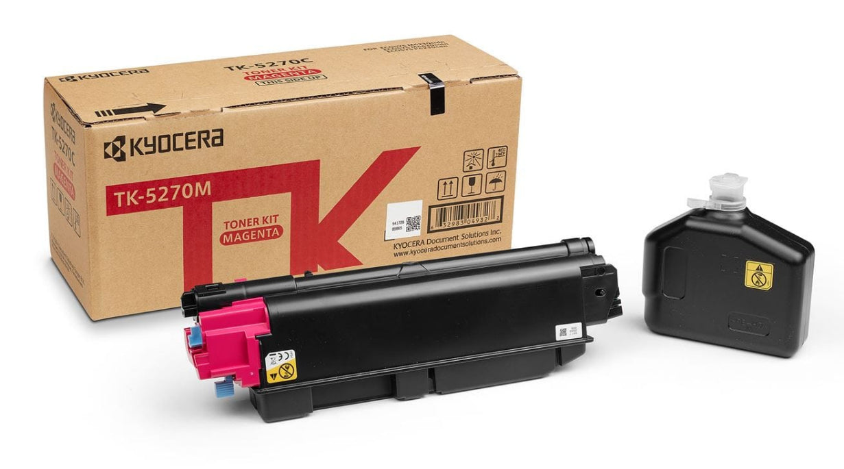 Kyocera – Toner TK-5270M/1T02TVBNLO – Magenta, 6000 Seiten – für Kyocera Ecosys M6630/M6230/P6230 und andere