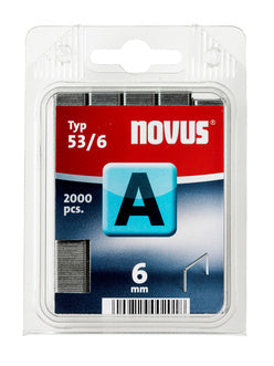 Novus Feindrahtklammern A 53/6 – 2'000 Stk – für J-29