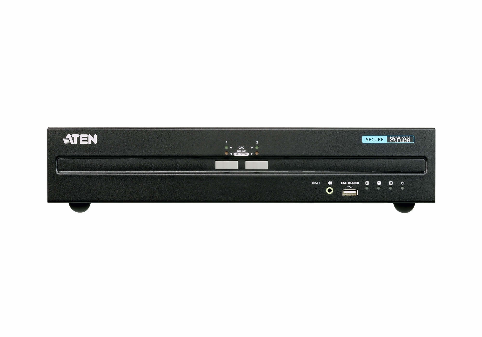 ATEN KVM-Switch 2-Port – HDMI, 3840 × 2160, USB, mit Audio, Desktop