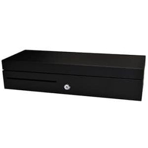 apg Solutions ECD460 – Kassenschublade (Flip-Lid), RJ-11, 460 × 170 × 100 mm, Schwarz