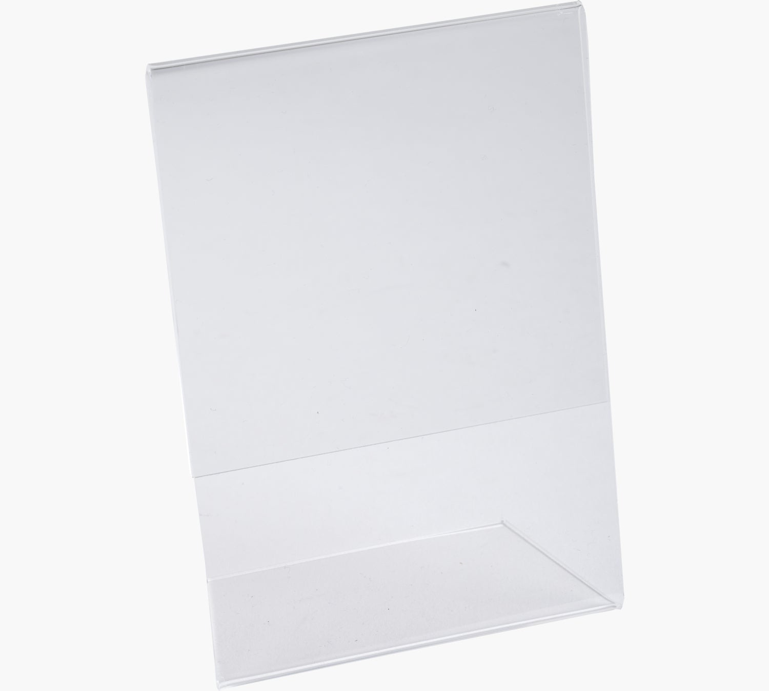 Exacompta Tischaufsteller – für A6 – transparent – Acryl – 105×154×55 mm – 1 Stk.