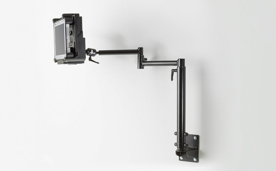 Gamber-Johnson Adapterplatte – Wandhalterung, VESA 75 × 75/100 × 100 mm, höhenverstellbar, ausziehbar