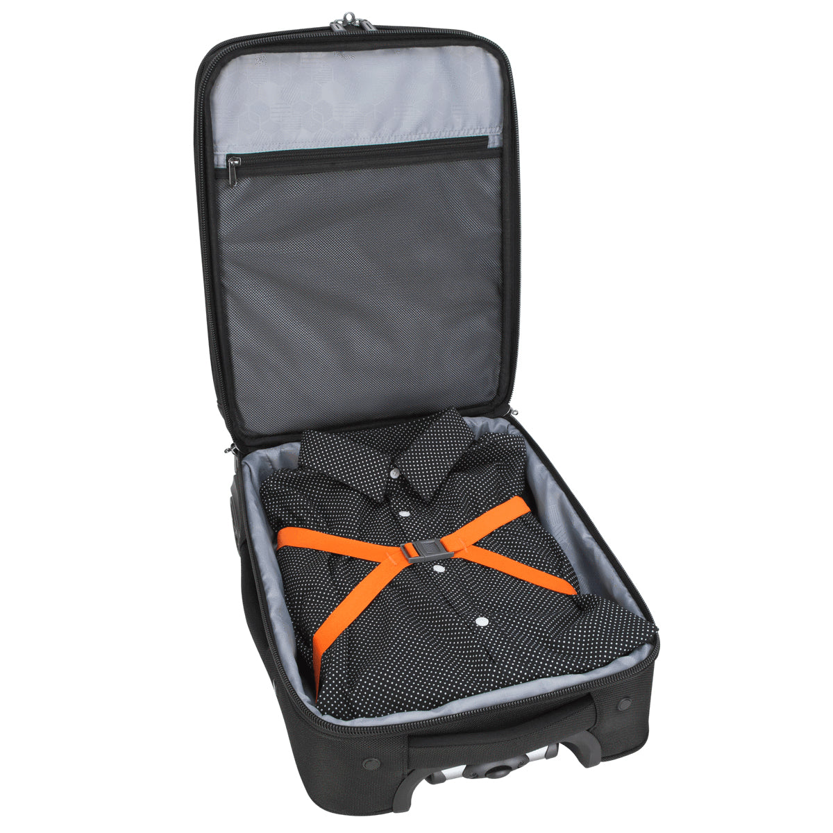 Targus CitySmart Notebook-Trolley – für Notebooks bis 15,6", Aufsteckfunktion, 2 Rollen, PU, schwarz