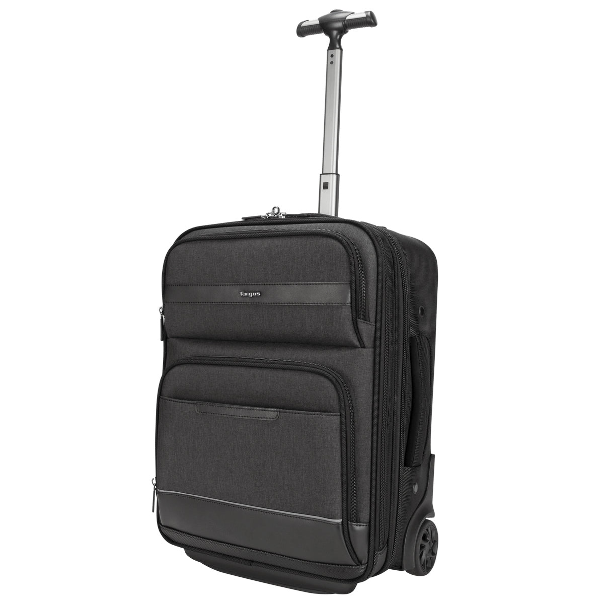 Targus CitySmart Notebook-Trolley – für Notebooks bis 15,6", Aufsteckfunktion, 2 Rollen, PU, schwarz