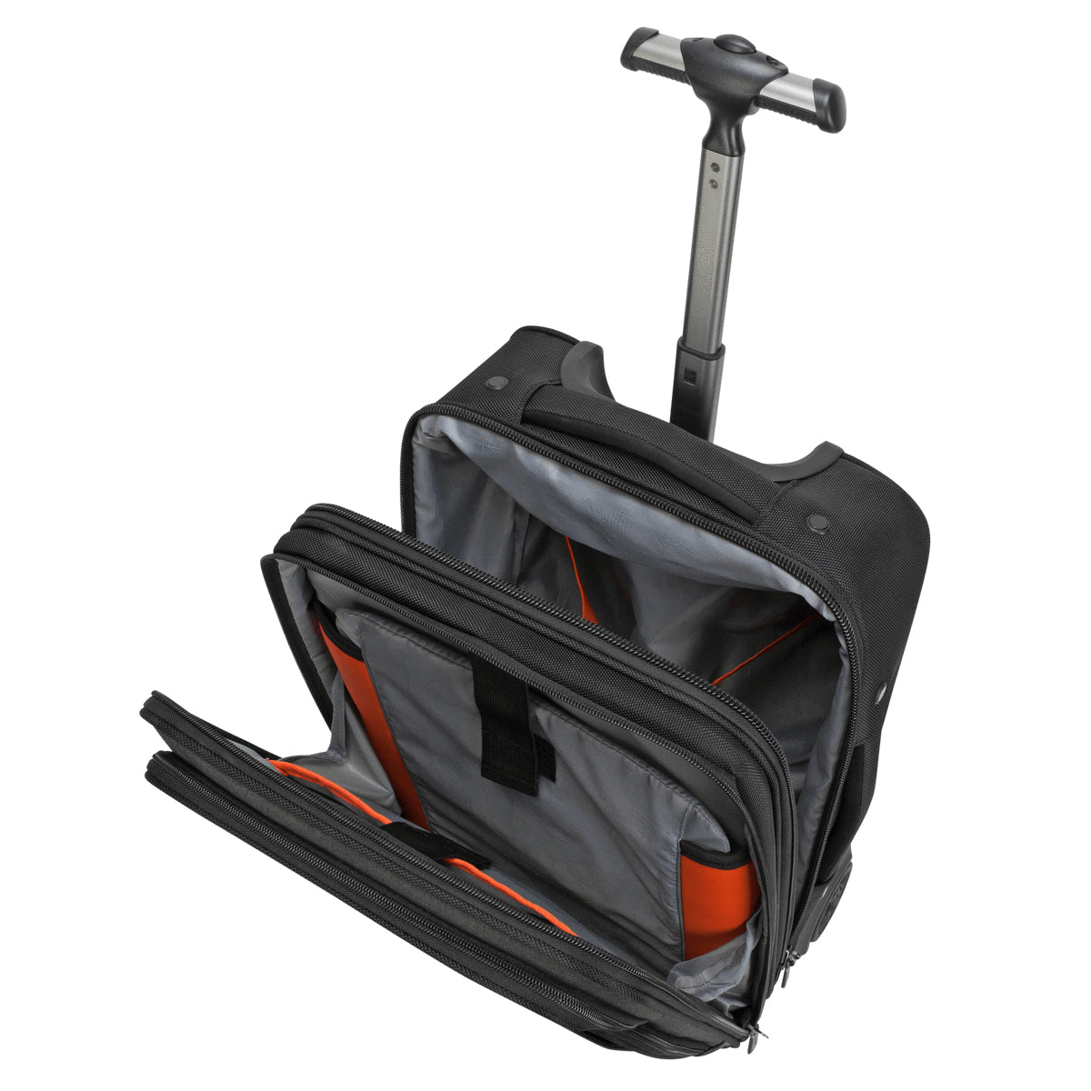 Targus CitySmart Notebook-Trolley – für Notebooks bis 15,6", Aufsteckfunktion, 2 Rollen, PU, schwarz