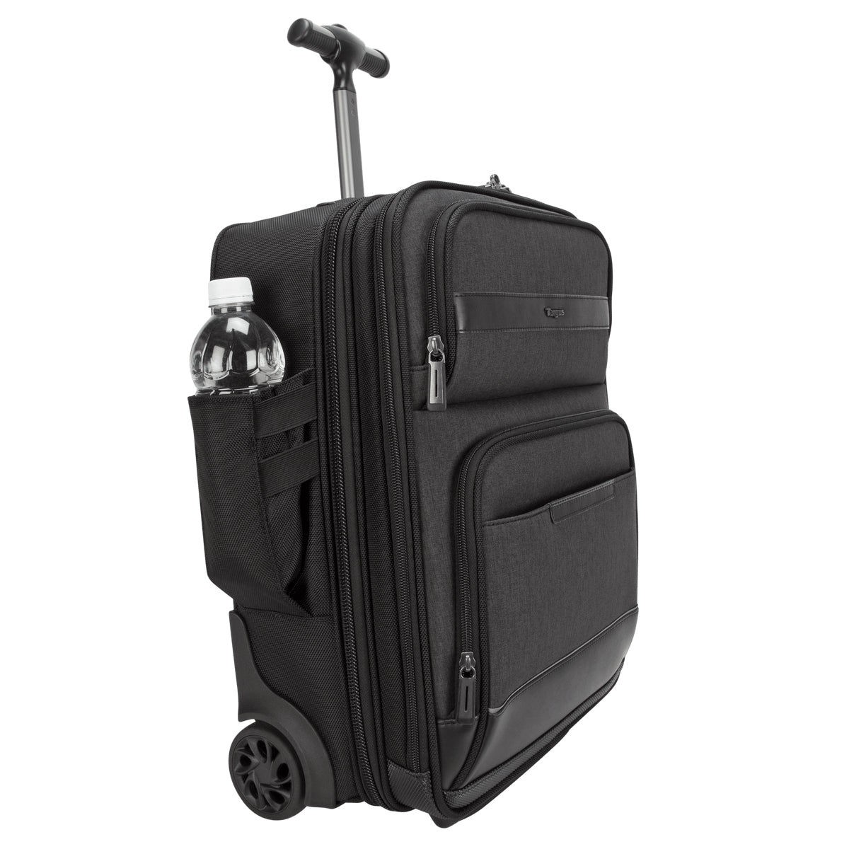 Targus CitySmart Notebook-Trolley – für Notebooks bis 15,6", Aufsteckfunktion, 2 Rollen, PU, schwarz