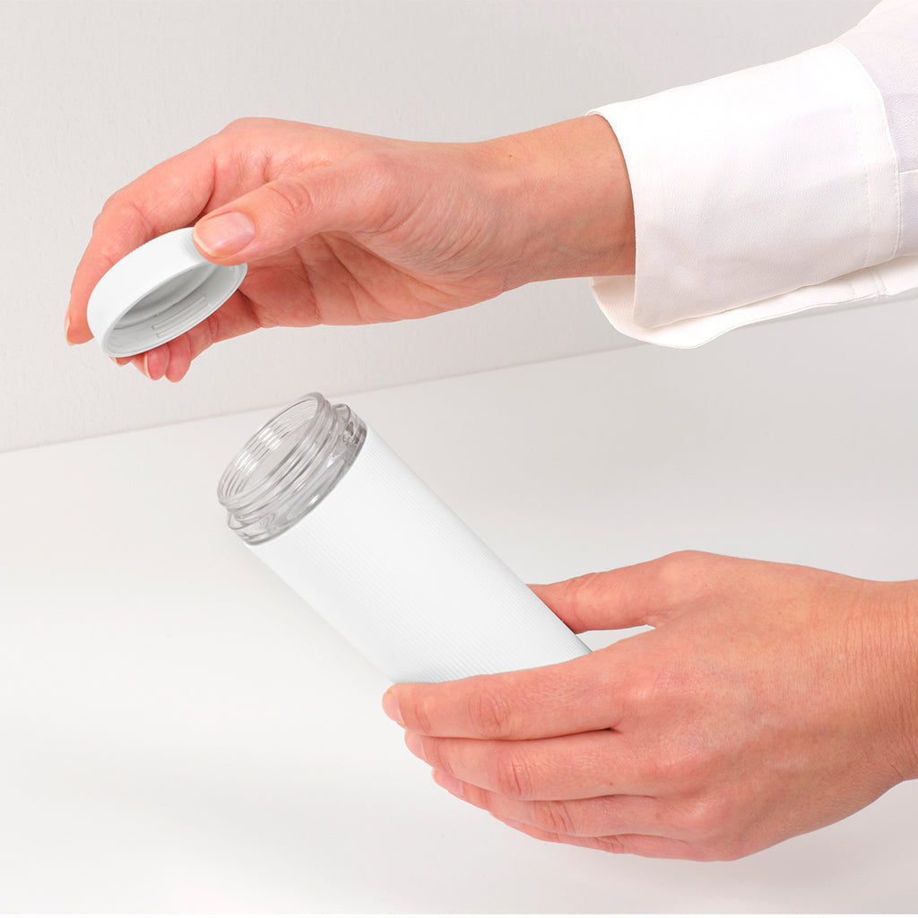 Brabantia Seifenspender – Silikon, Weiss, 200 ml