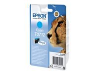 Epson Tintenpatrone T0712, cyan, 345 Seiten – für Inkjetdrucker/Multifunktionsgeräte
