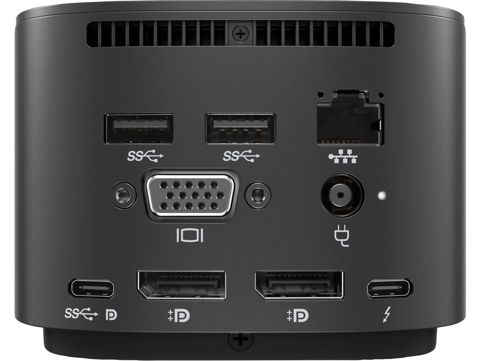 HP G2 Dockingstation – Thunderbolt, 2× DP, 1× VGA, 3× USB-A, 2× USB-C, 3,5 mm Audio, für HP Elite/Pro/ZBook