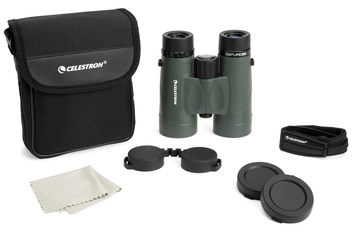 Celestron Fernglas Nature DX – 8×42 – Dachkant – Wasserdicht – Grün