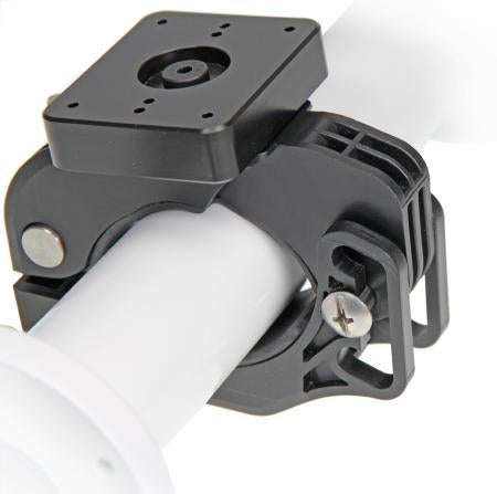 Brodit BarGrip XL 215945 – Rohrhalterung mit Platte 50×42 mm, für Rohre Ø 31–50 mm, Schwarz