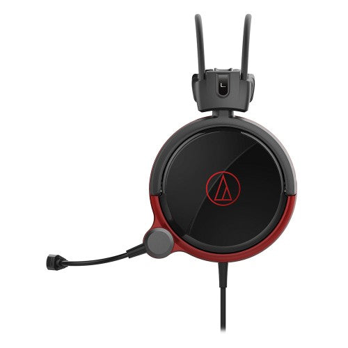 Audio-Technica ATH-AG1X – Gaming-Headset Over-Ear – 3,5 mm Klinke, wegklappbares Mikrofon – schwarz – für PS4