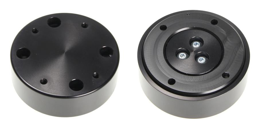 Brodit Sockelhalterung – Spezialzubehör – 300° schwenkbar, AMPS-Montageplatte – 64×64×22 mm – Schwarz