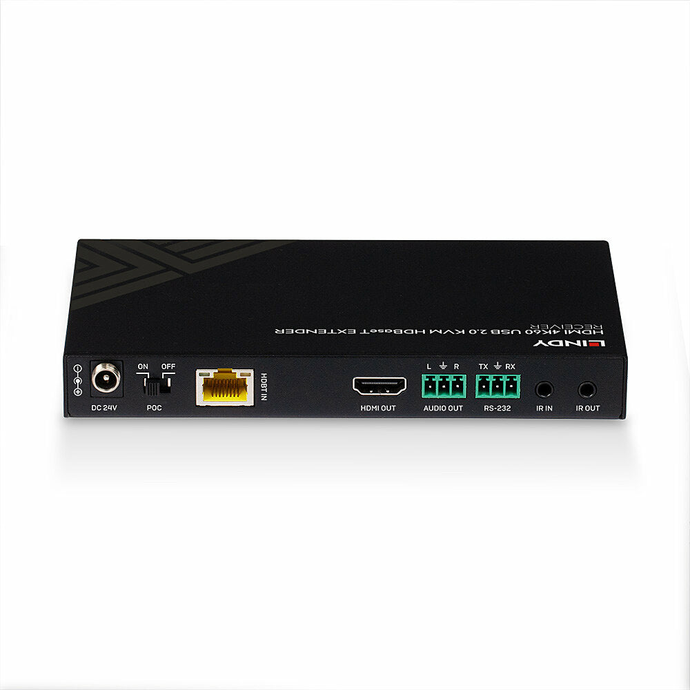 Lindy HDMI KVM-Extender über HDBaseT, bis 150 m, 4K (3840 × 2160), IR, RS-232