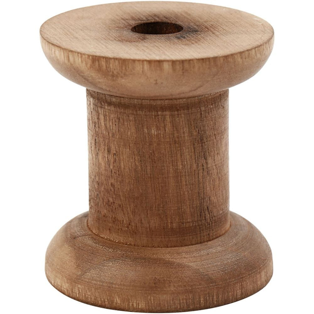 Creativ Company Holzrohling, Holz, braun, 5 × 5 × 5 cm, 10 Stk.