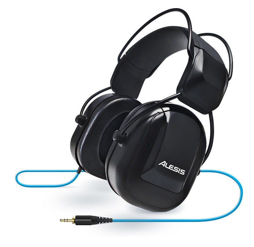 Alesis DRP100 Over-Ear Kopfhörer – Kabel, 3,5 mm Klinke, Schwarz