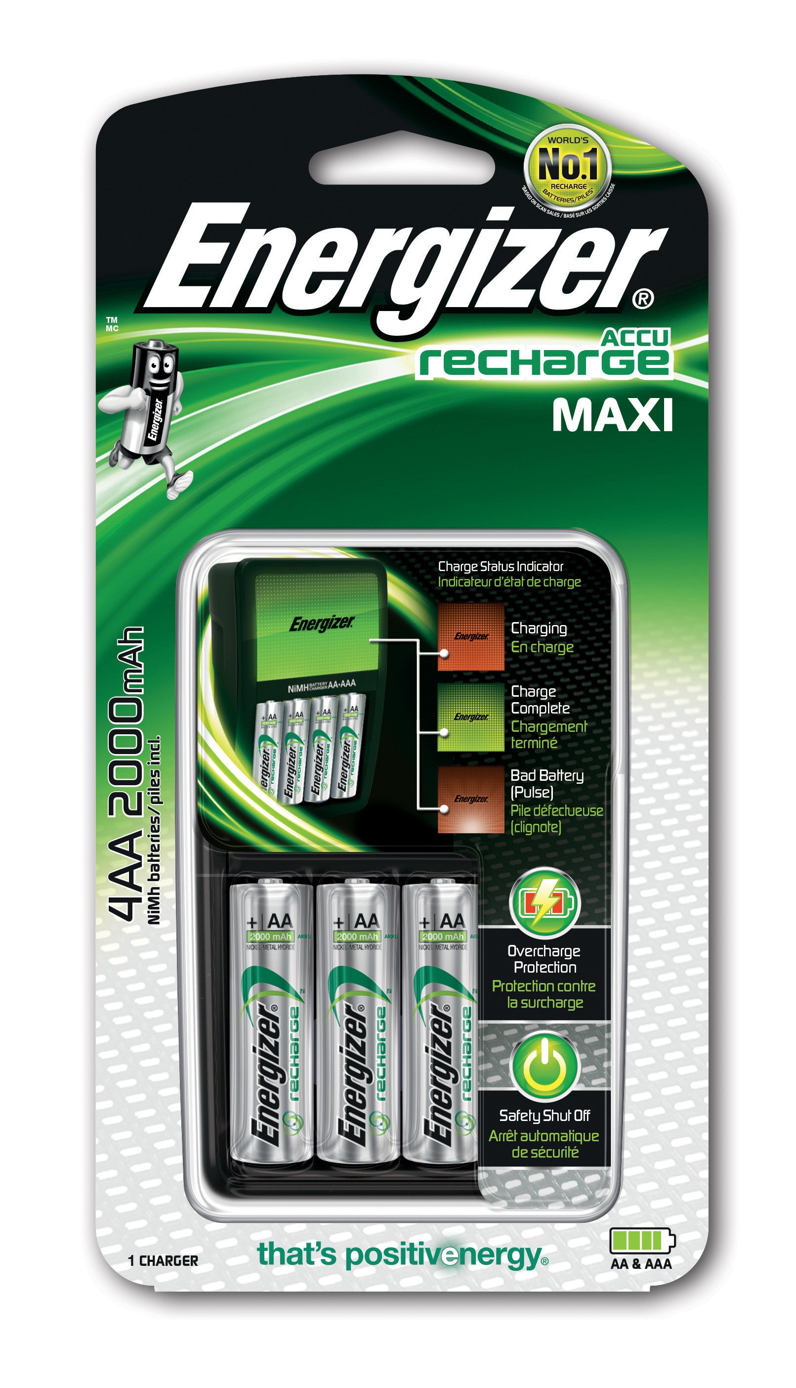 Energizer Maxi Charger – für AA, AAA