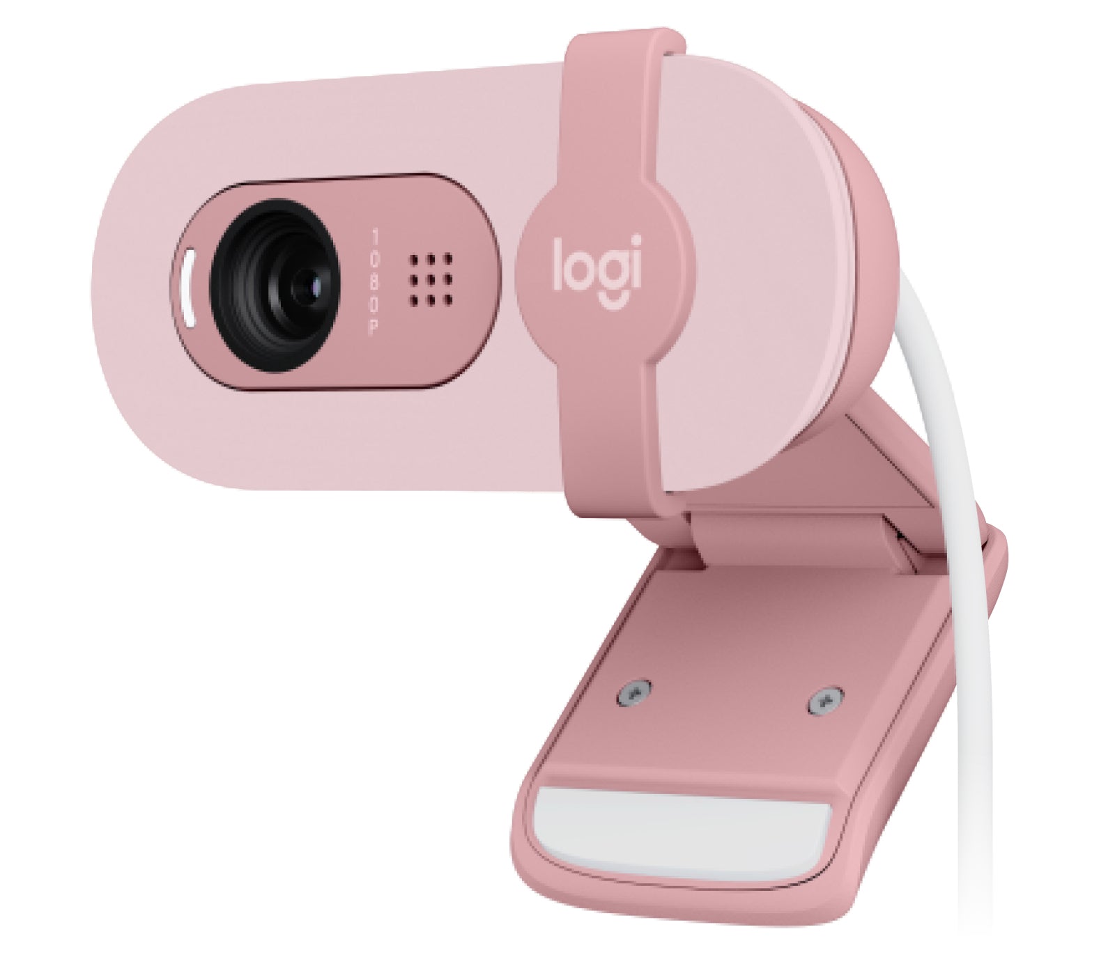 Logitech Brio 100 – Webcam – Full HD 1080p, USB, Rosa