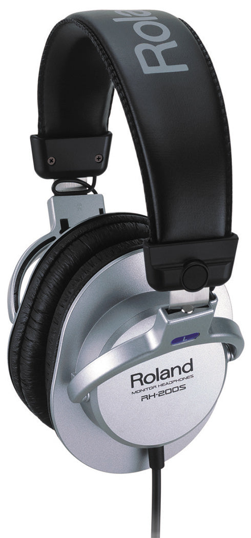 Roland RH-200S – Over-Ear Studiokopfhörer – geschlossen, 6,35 mm, 65 Ω – Silber