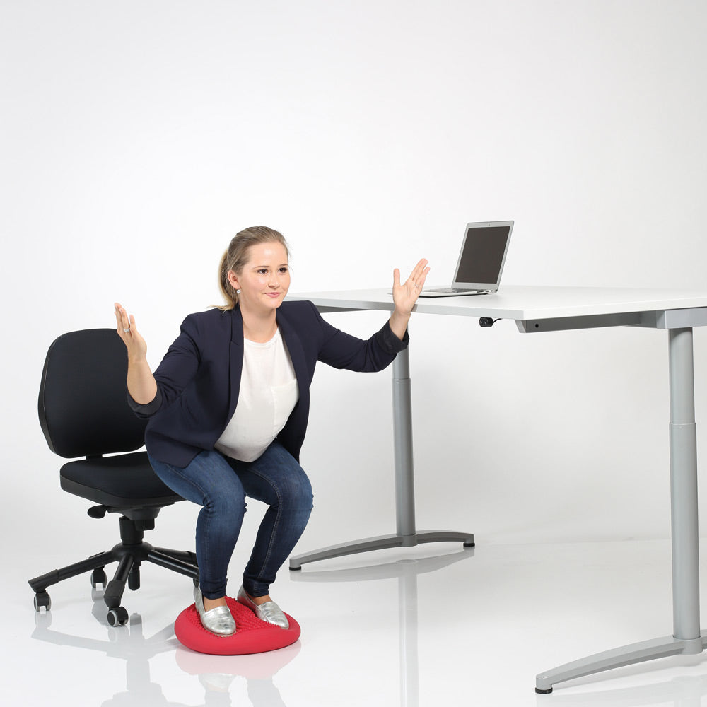 TOGU Dynair Senso XL Balancekissen – Ø 36 cm, luftgefüllt, dunkelblau, bis 200 kg