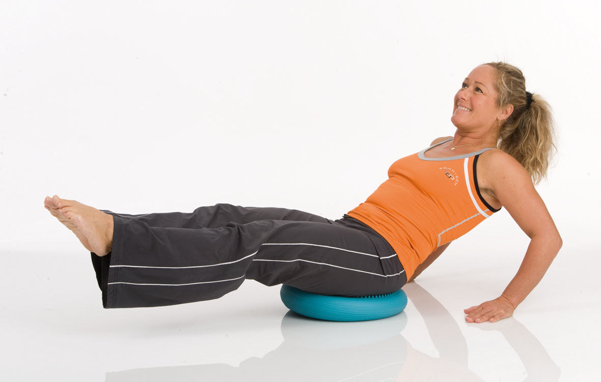 TOGU Dynair Senso XL Balancekissen – Ø 36 cm, luftgefüllt, dunkelblau, bis 200 kg