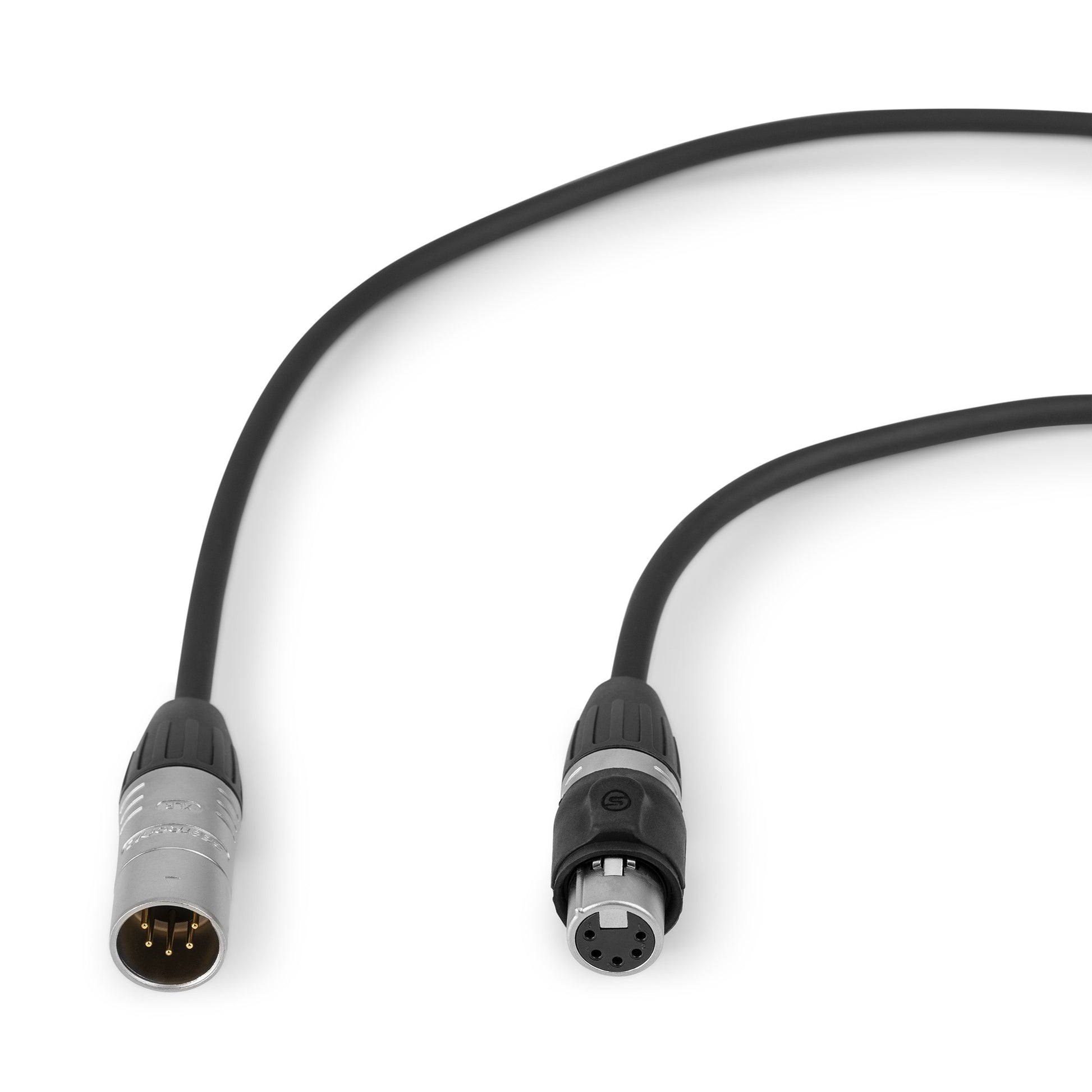 PD-Connex CX109-3 – DMX-Kabel, XLR 5-polig (Kupplung zu Stecker), 3 m, IP65, Schwarz