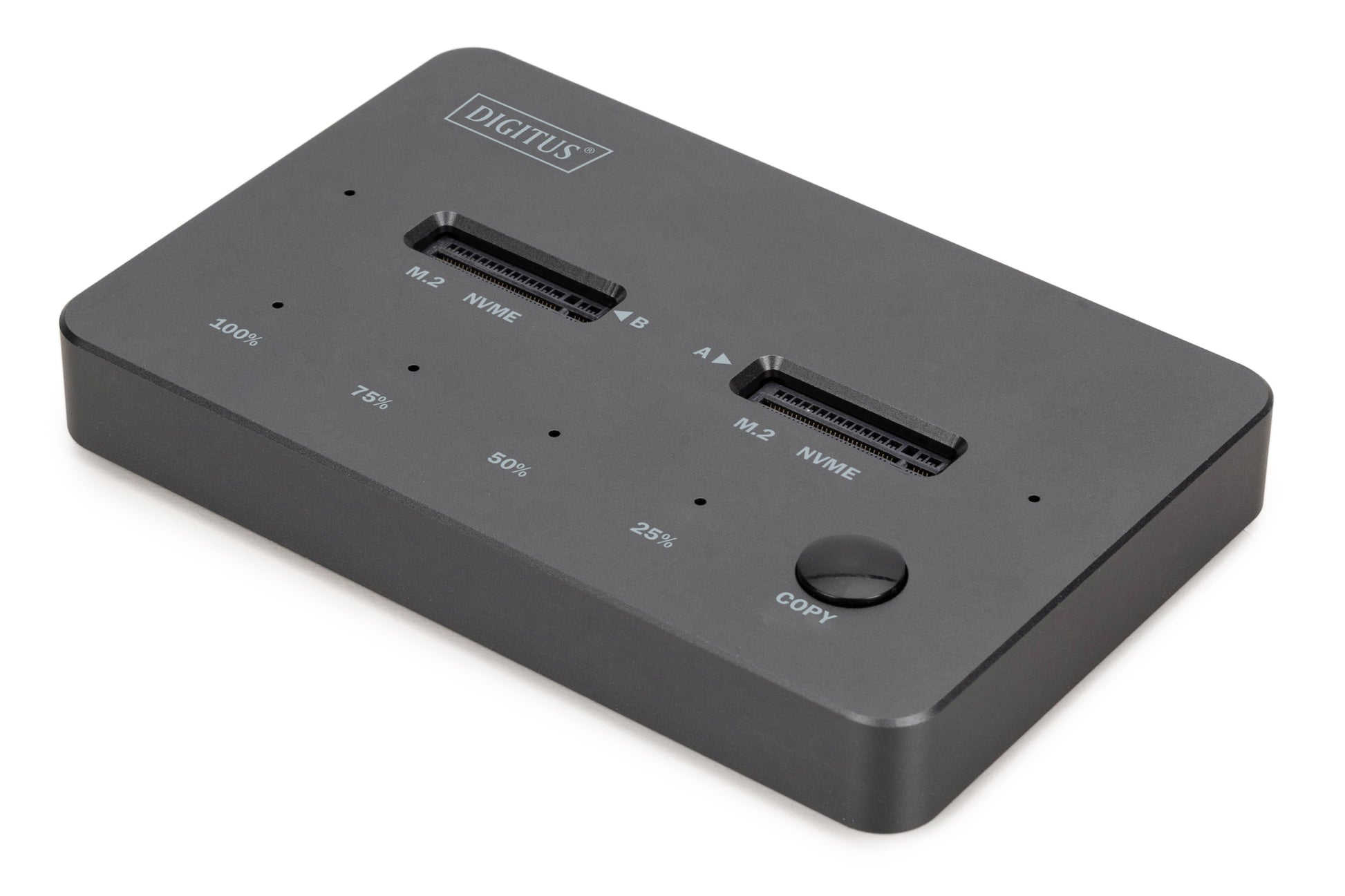 Digitus NVMe Klonstation – 2-Bay – USB 3.2 Gen2 (10 Gbit/s), für M.2 (NVMe)