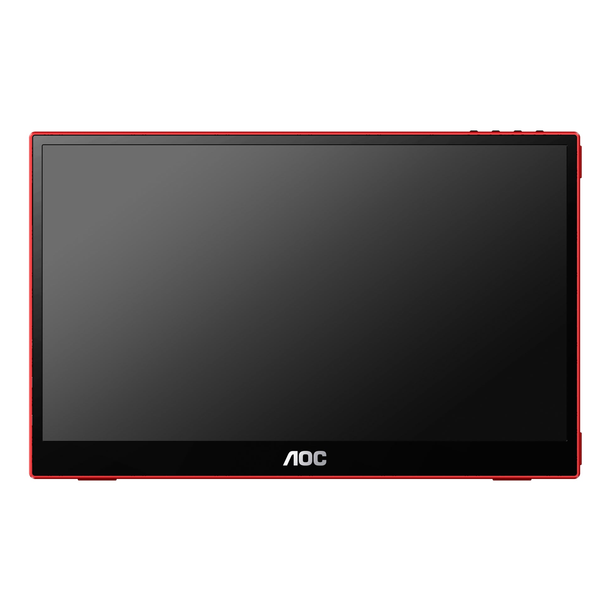 AOC 16G3 – Tragbarer Monitor, 15,6", IPS, 144 Hz, 250 cd/m², USB-C, FreeSync, VESA 50 × 50, Rot