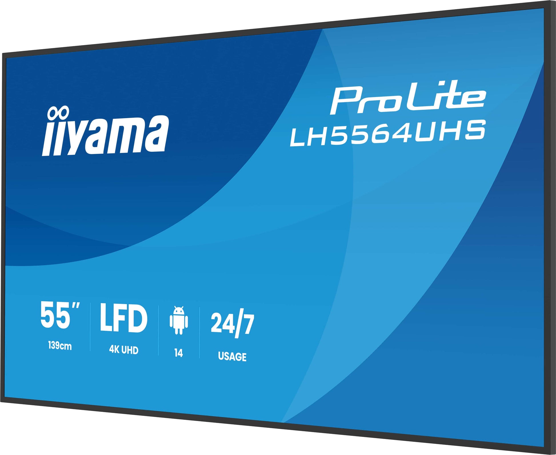 iiyama ProLite – Signage-Display, 55", Ultra HD 4K, 500 cd/m²