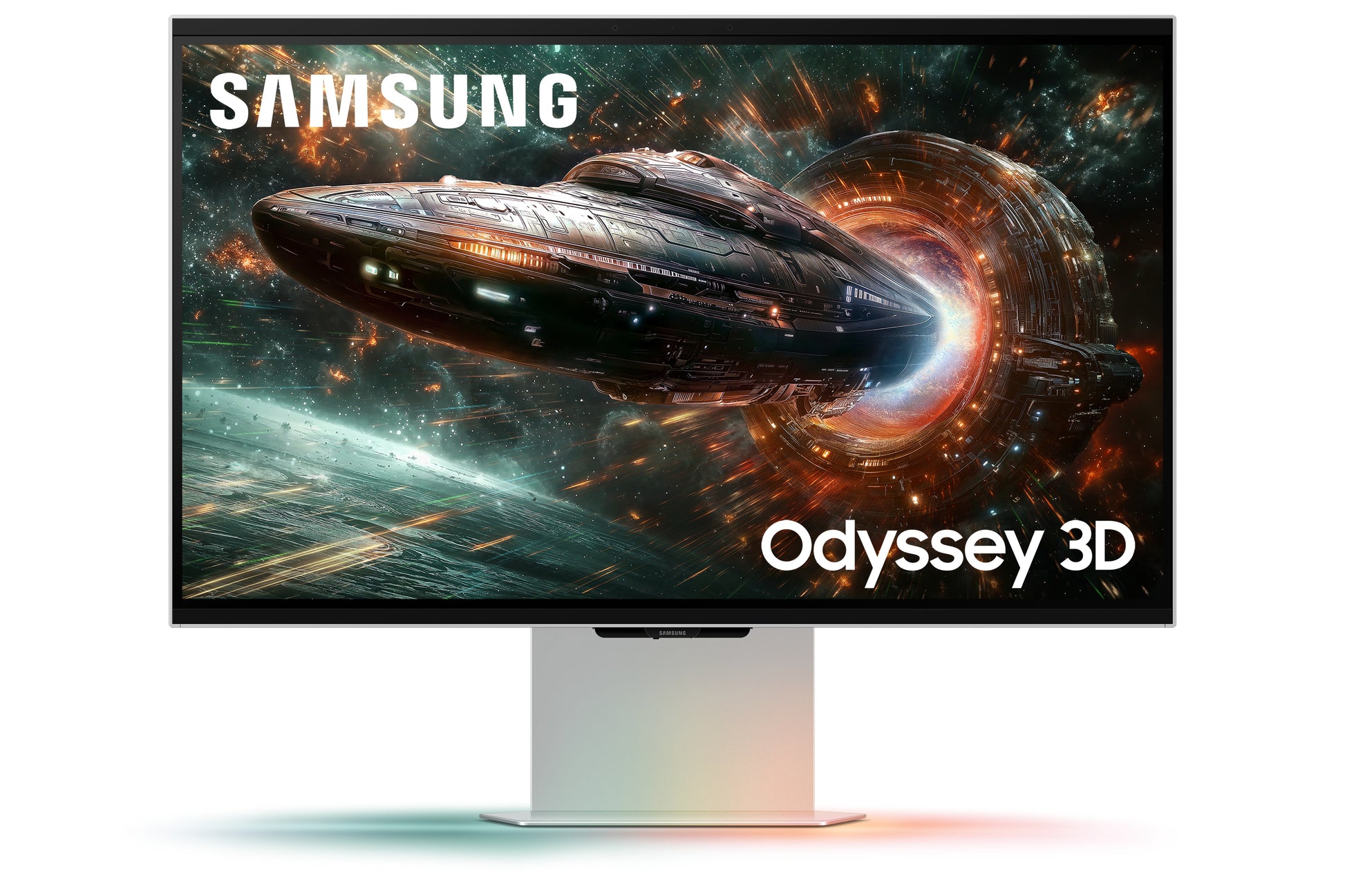 Samsung G90Xf – Monitor, 27" 4K UHD (3840 × 2160), LCD, Silber