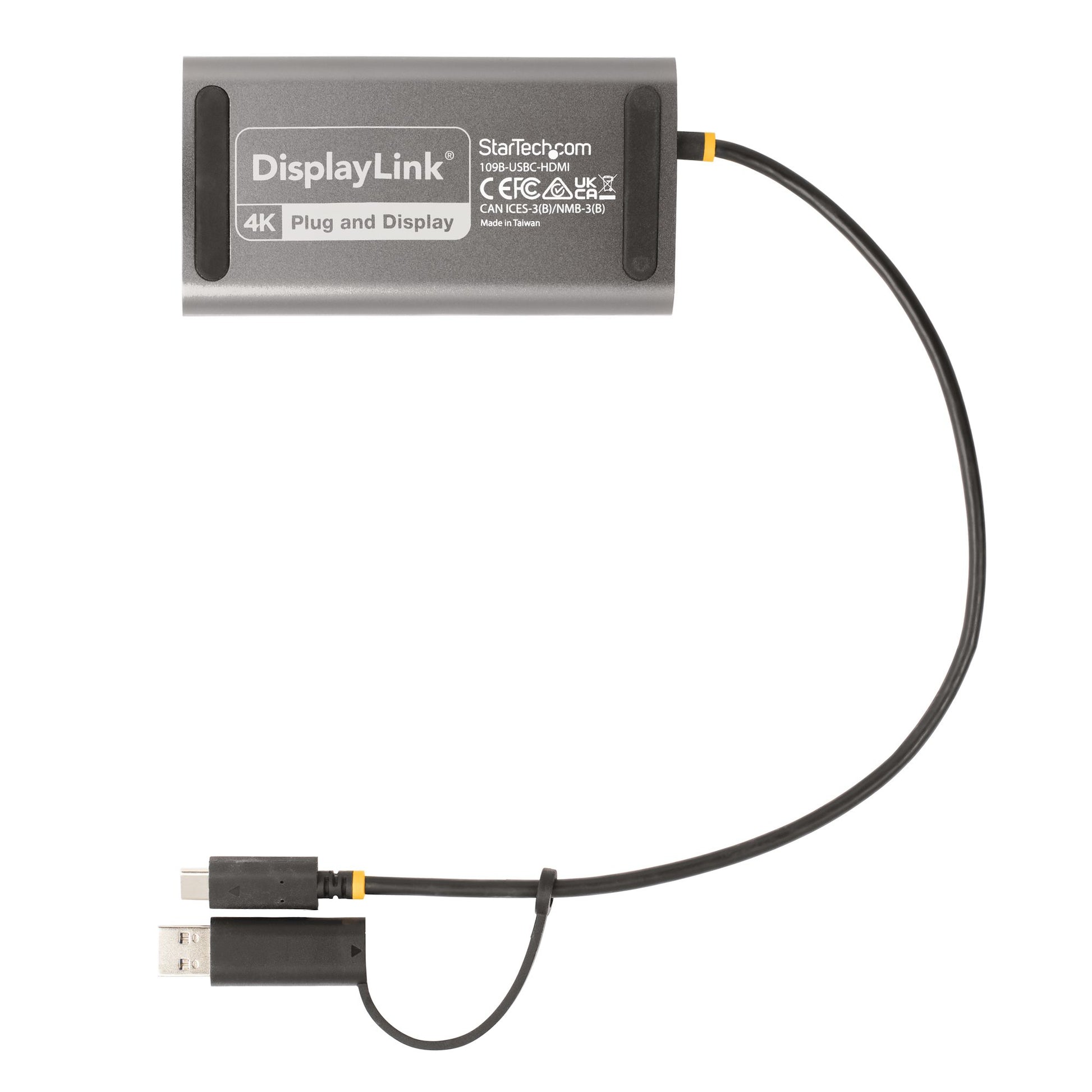 StarTech.com USB-C Multi-Monitor-Adapter USB-C zu 2× HDMI – 4K @ 60 Hz, 0,3 m, für Windows/Mac/Linux