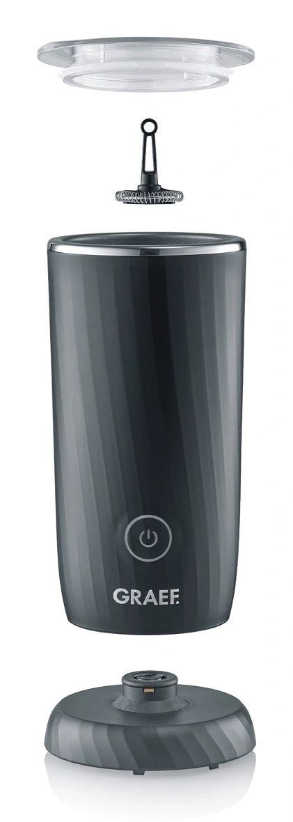 Graef Milchaufschäumer MS402 – 240 ml, 400 W, heiss & kalt – schwarz