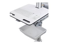 Ergotron StyleView Wagen mit verschiebbarem Arbeitsbereich – IT-/Medizin-Fahrwagen