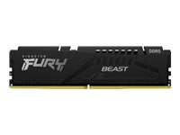 Kingston Technology Kingston Fury Beast – Arbeitsspeicher – 64 GB (4×16 GB) DDR5‑6000, CL40, 288‑Pin DIMM, Schwarz
