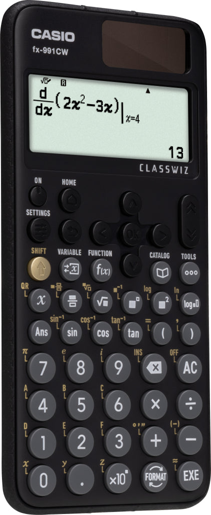 Casio Taschenrechner FX-991CW – 12-stellig, LCD, Batterie, Schwarz, 77×107×162 mm
