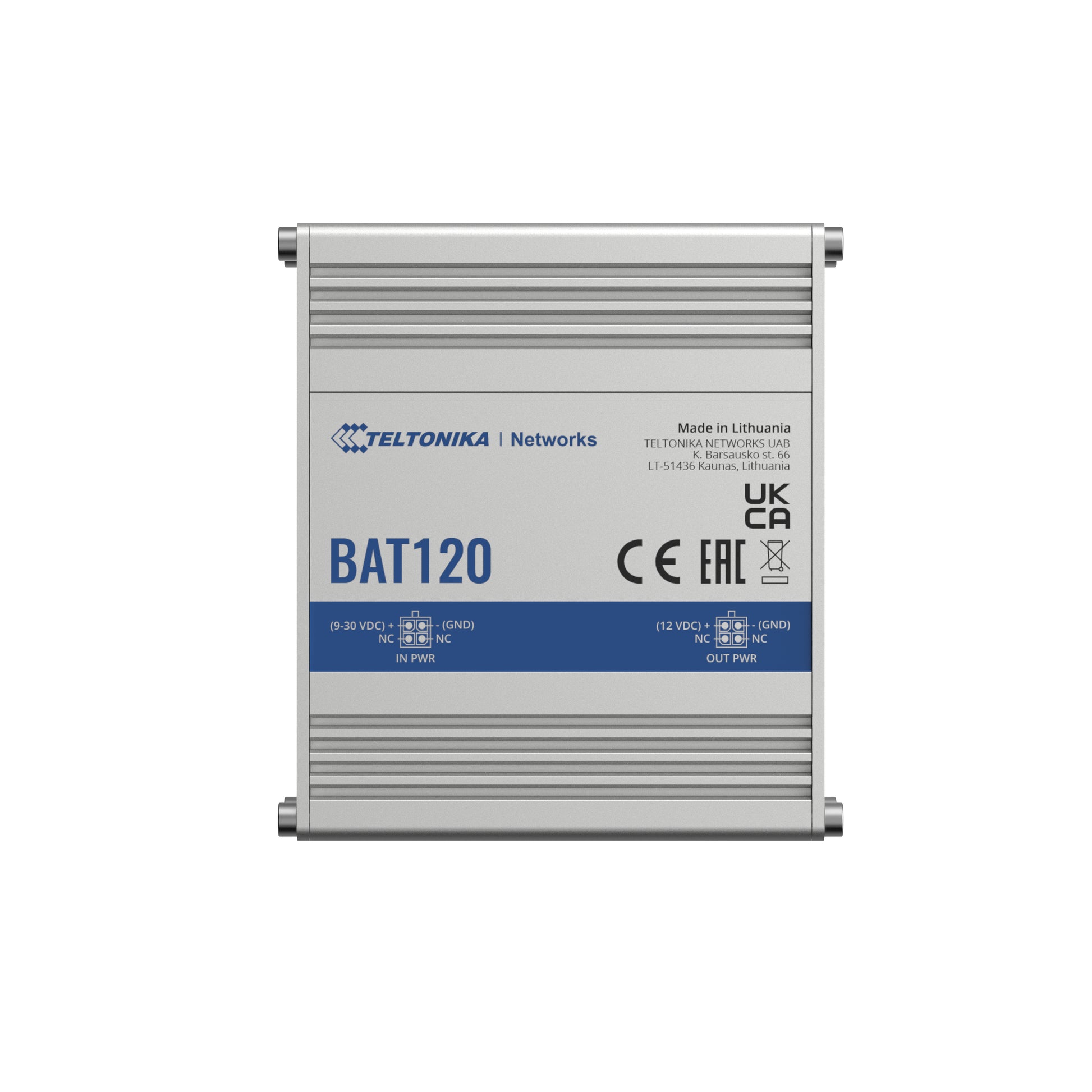 Teltonika BAT120 USV 22 W Line-Interaktiv – Kompakt – 4-polige DC-Ports×2 – für RUT2xx, RUT95x, RUT3xx und andere