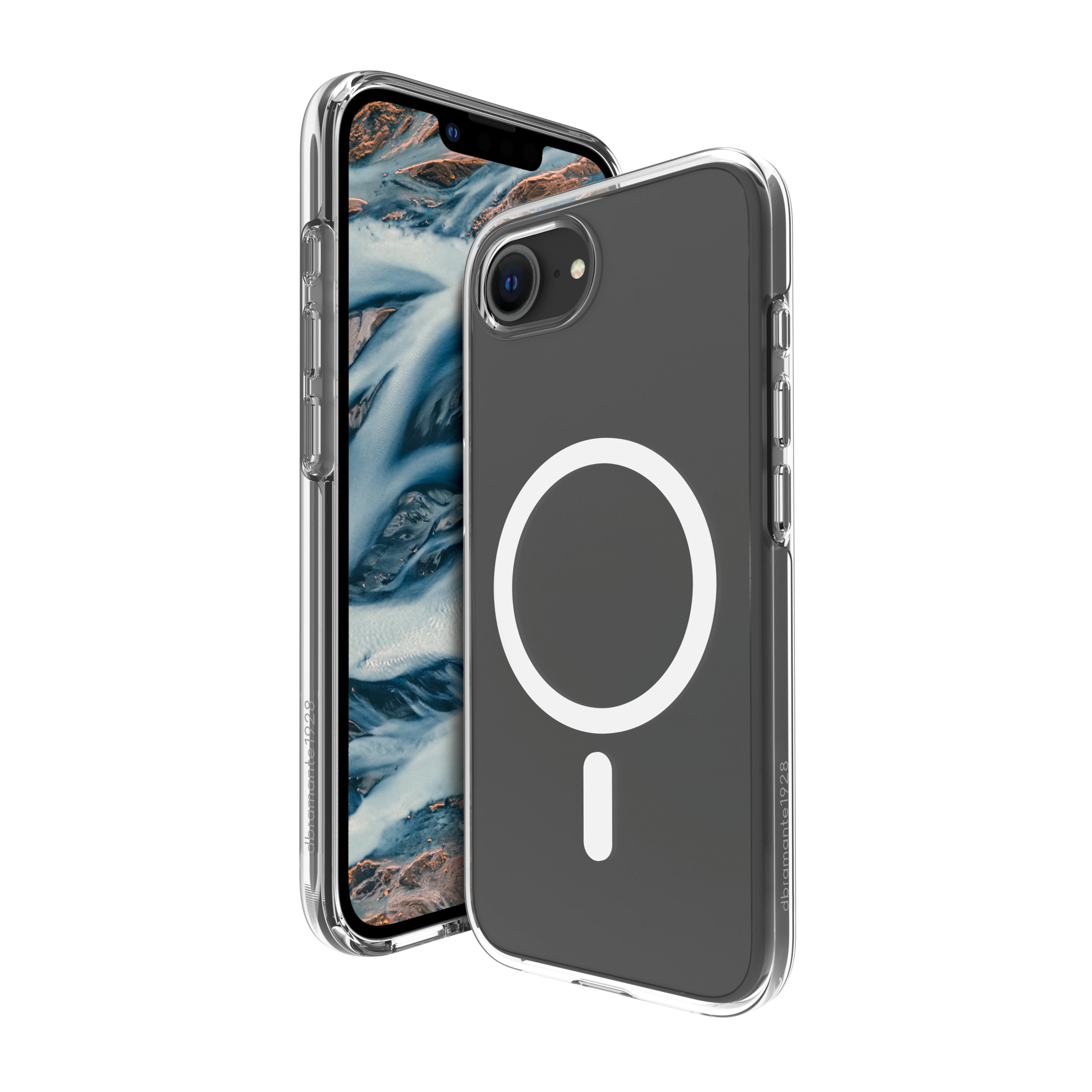 dbramante1928 Iceland Pro Backcover – für Apple iPhone 16e, MagSafe, Kunststoff, Transparent
