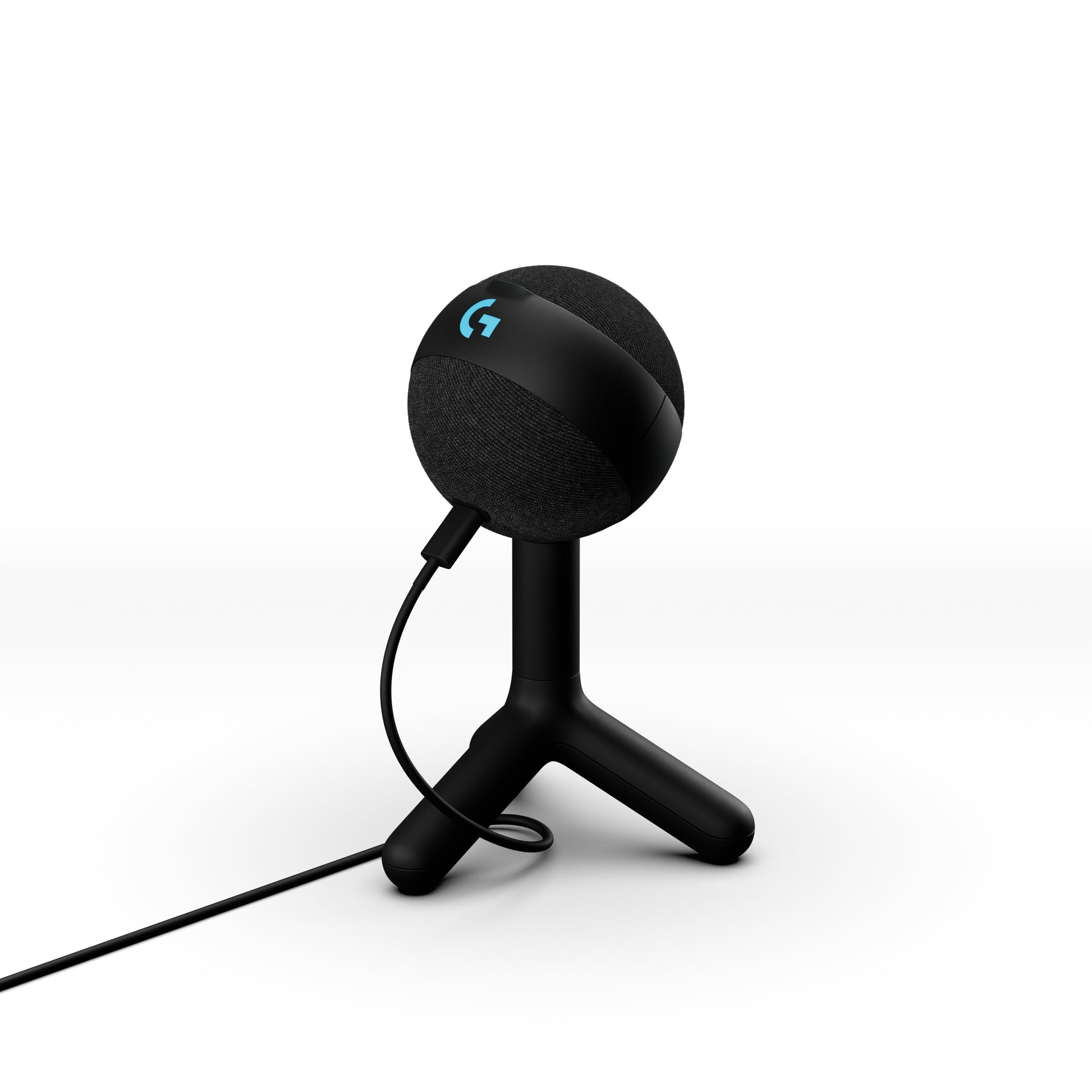 Logitech G Yeti Orb Tischmikrofon – USB, Kabelgebunden, Niere, 24 Bit/48 kHz, für Windows/Mac, Schwarz