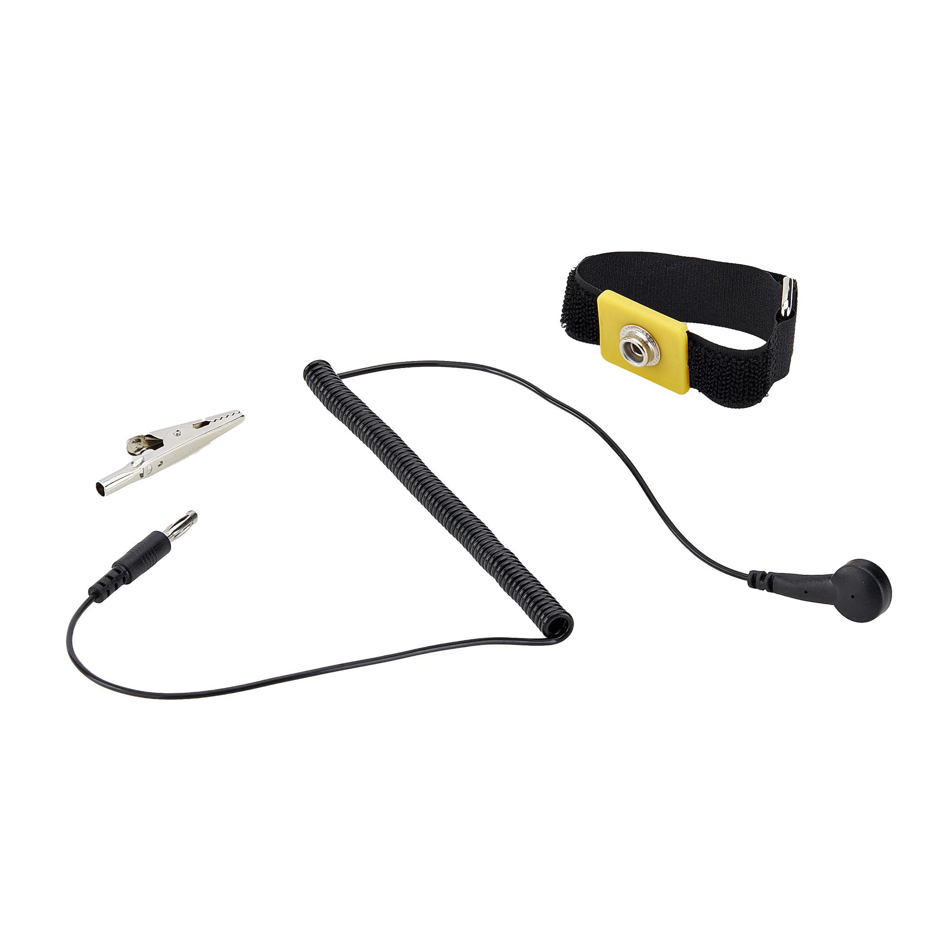 StarTech.com ESD-Handgelenkband – Einführungsresistanz 1 MΩ, Länge 1500 mm, Stecker Banana/Alligator/Snap