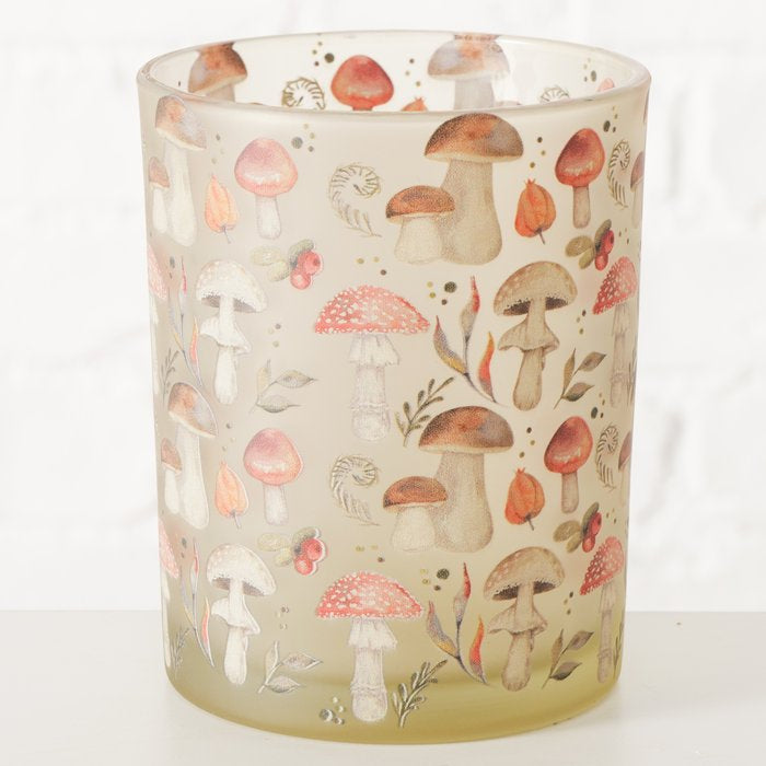 Boltze Windlicht – Glas, mehrfarbig – Ø 12 × 10 cm – 1-teilig