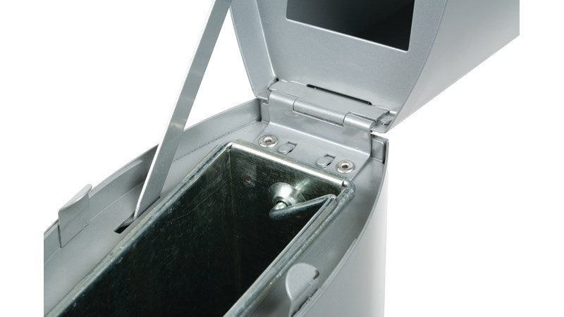 Rubbermaid Standascher Metropolitan Smokers' Station – Metall, schwarz, Ø Sockel 427 × H 1'087,1 mm