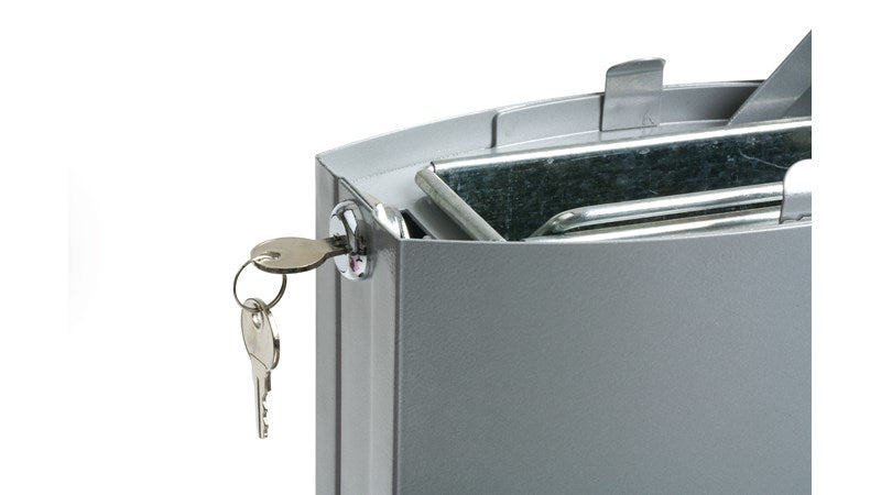 Rubbermaid Standascher Metropolitan Smokers' Station – Metall, schwarz, Ø Sockel 427 × H 1'087,1 mm
