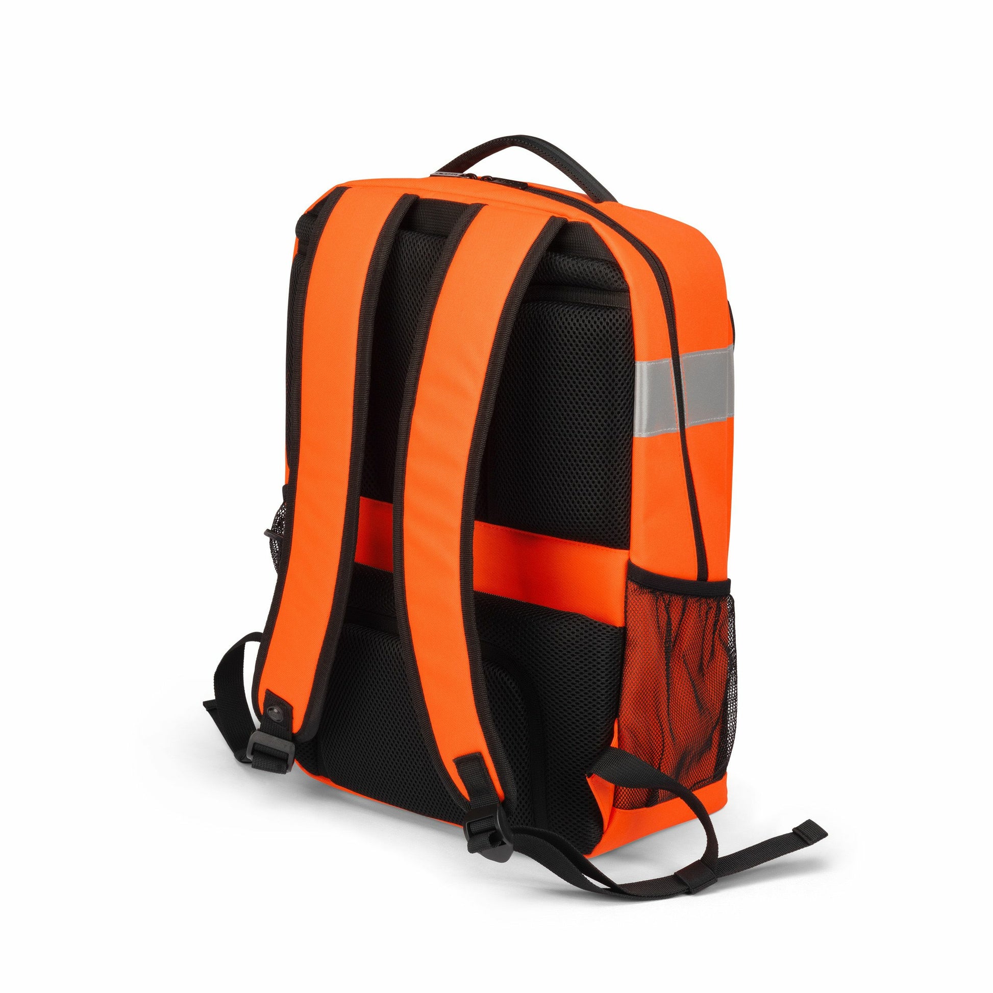 DICOTA P20471-18 – Notebook-Rucksack – für 16" Notebook, 24 l, rPET, schwarz/grau/orange